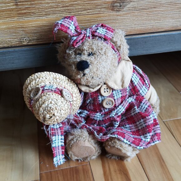 Lot of Vintage Stuffed Animals Plushies Baby Dolls - Picture 9 of 16